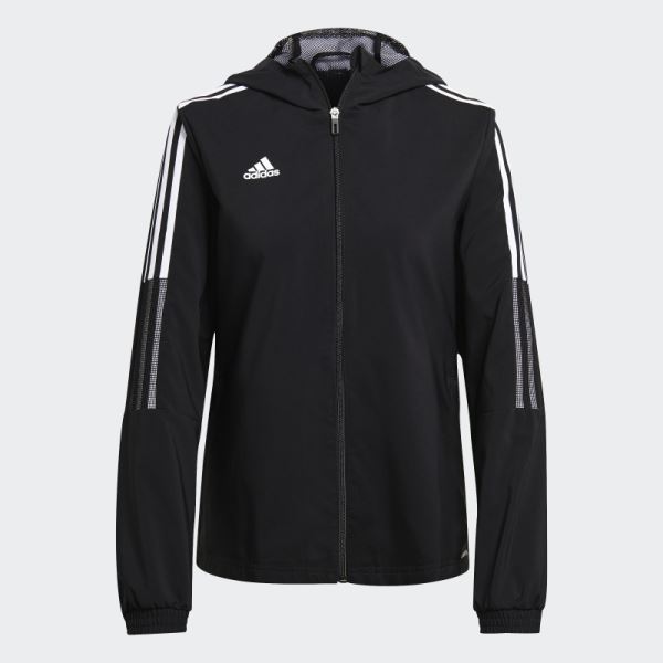 Black Adidas Tiro 21 Windbreaker