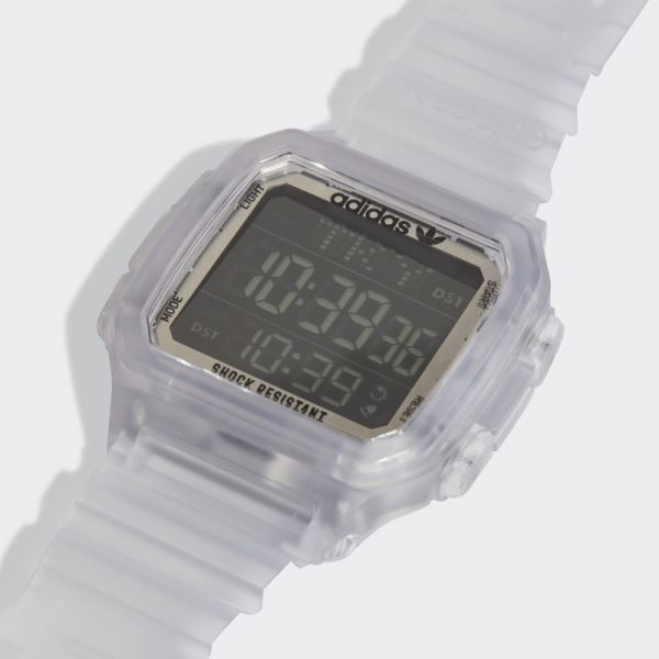 White Digital One GMT R Watch Adidas