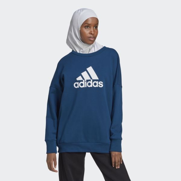 Future Icons Badge of Sport Sweatshirt Adidas Marine