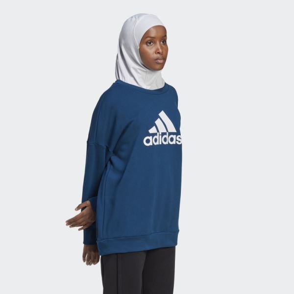 Future Icons Badge of Sport Sweatshirt Adidas Marine