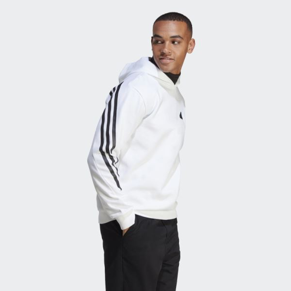 Future Icons 3-Stripes Hoodie Adidas White