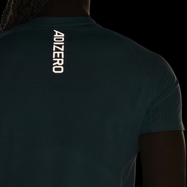 Green Adidas Adizero Running T-Shirt