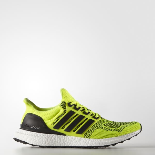 Yellow Ultra Boost Shoes Adidas