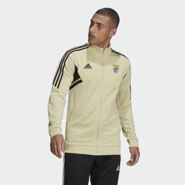 Benfica Condivo Track Jacket Sandy Beige Adidas