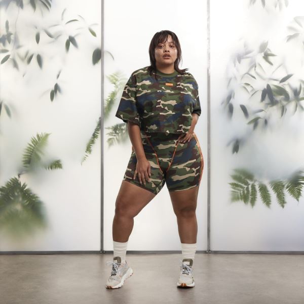 Adidas Bike Shorts 9-Inch (Plus Size) Aop Camo