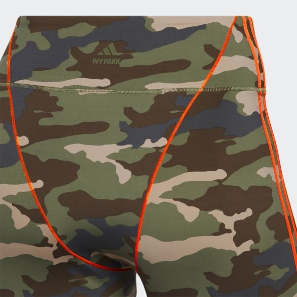 Adidas Bike Shorts 9-Inch (Plus Size) Aop Camo