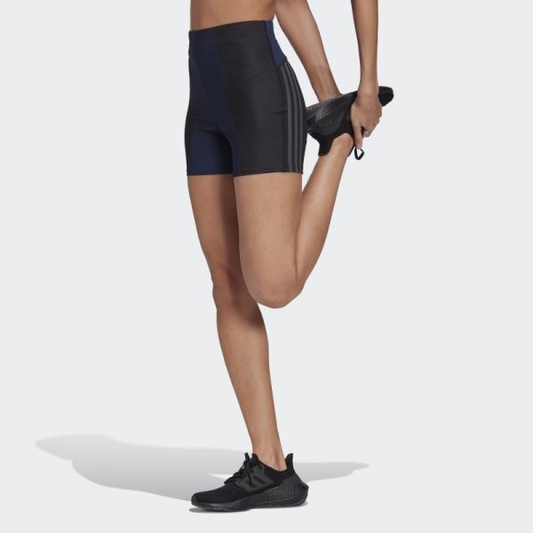 Navy Adidas Marimekko Run Icons Bike Shorts