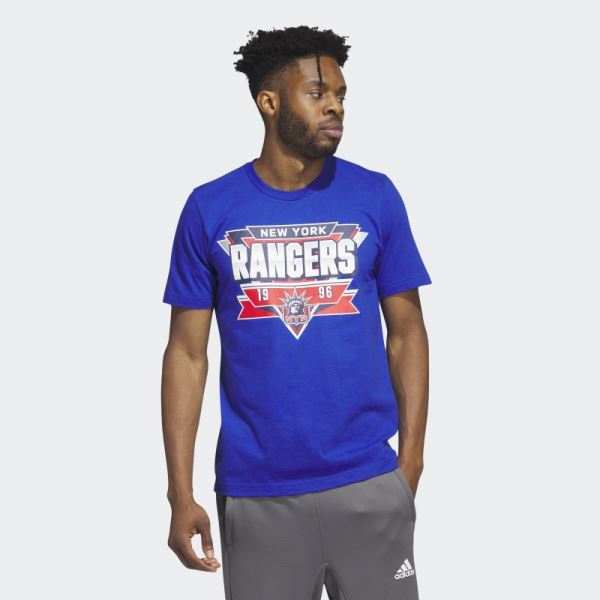 Royal Blue Rangers Playmaker Tee Adidas