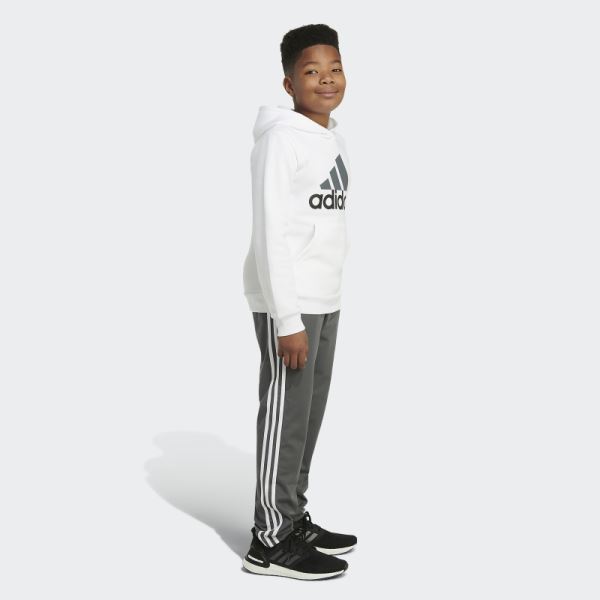 Adidas White ESSNTIAL 22 HOOD PLOVR