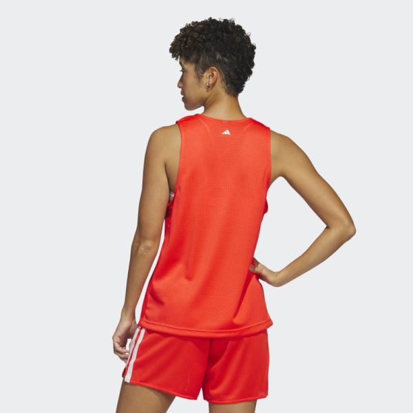 Select Jersey Tank Top Red Adidas