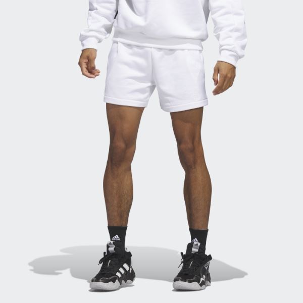 Harden Travel Shorts Adidas White