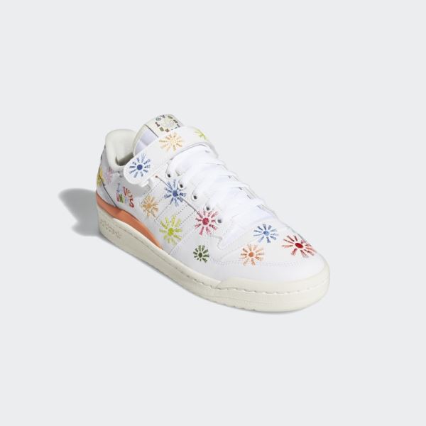 Forum Low Pride Shoes White Adidas