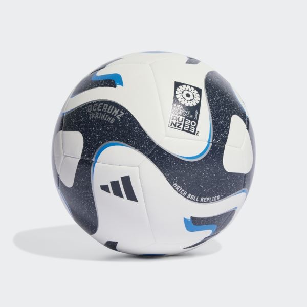 Adidas White Oceaunz Training Ball