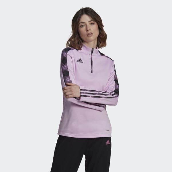 Tiro Fleece Mid-Layer Shirt Adidas Lilac