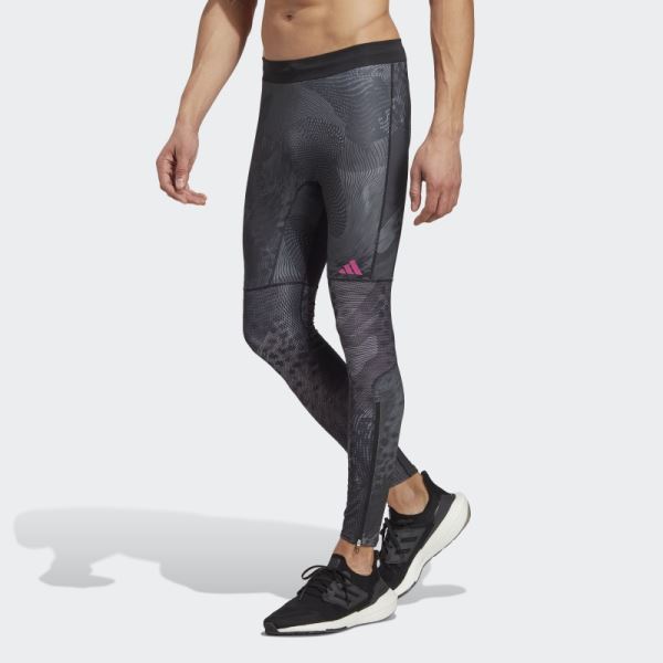 Adidas Adizero Saturday Long Leggings Grey Fashion