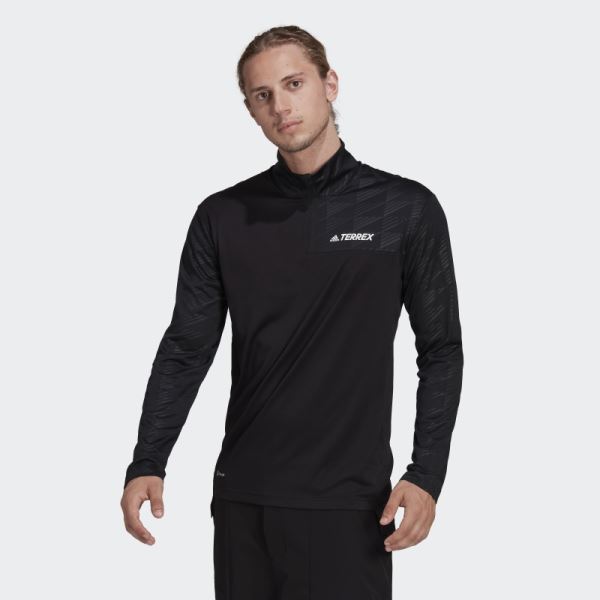 Adidas Terrex Multi Half-Zip Tee Black