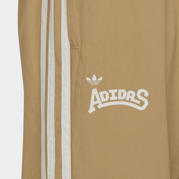 Beige Tone Woven Track Pants Adidas