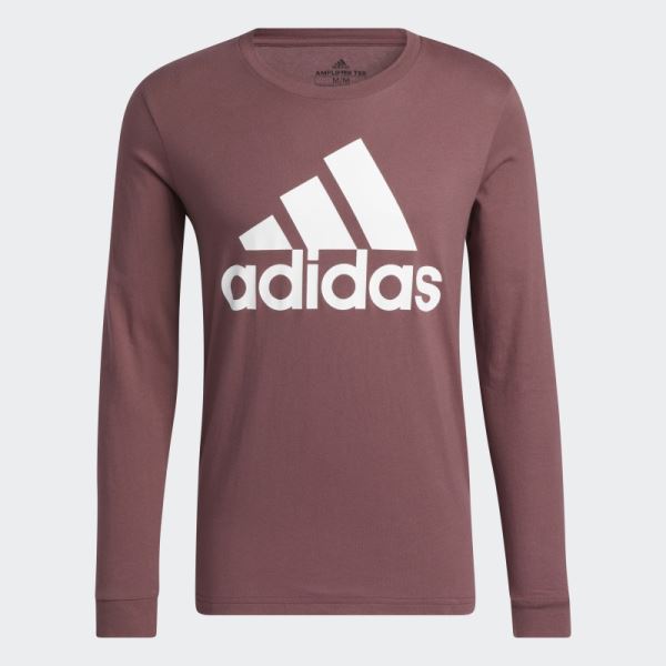 Burgundy Badge of Sport Tee Adidas