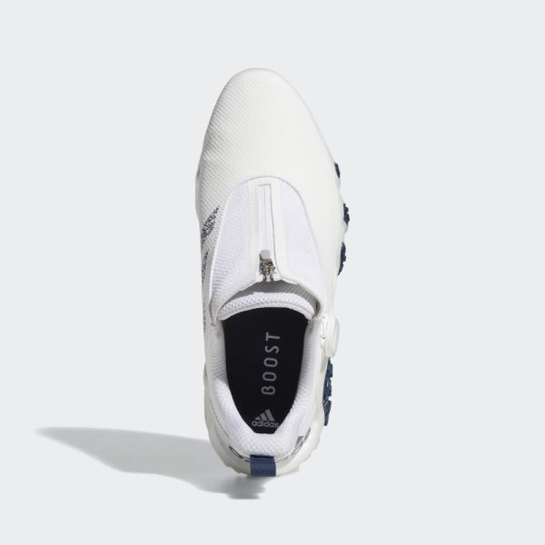 White Adidas Codechaos 22 BOA Spikeless Shoes Fashion