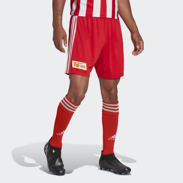 Red 1. FC Union Berlin 22/23 Home Shorts Adidas