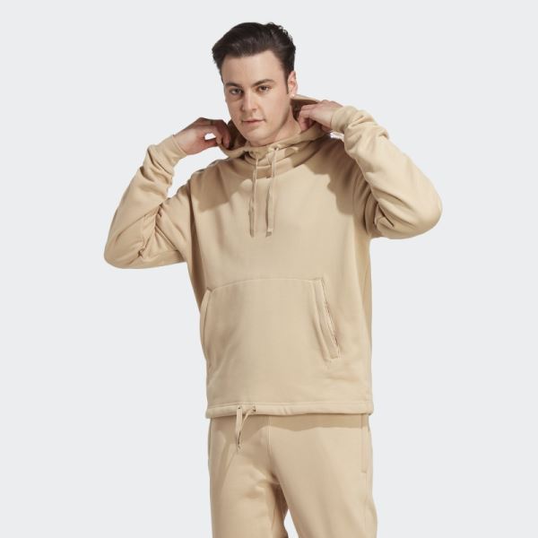 Beige Adicolor Parley Hoodie (Gender Neutral) Adidas