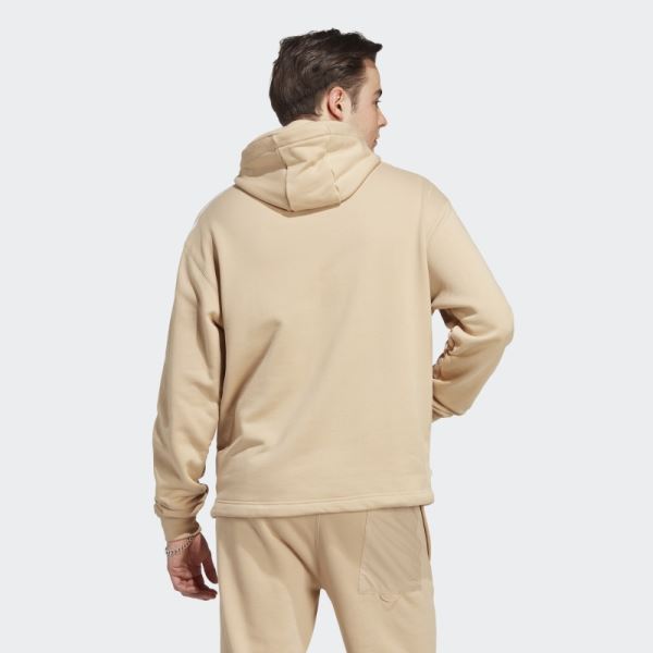 Beige Adicolor Parley Hoodie (Gender Neutral) Adidas