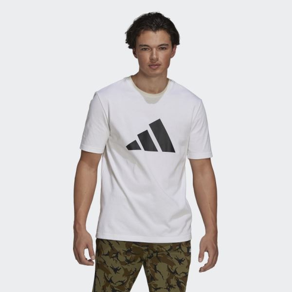 Adidas Sportswear Future Icons Logo Graphic Tee White Hot