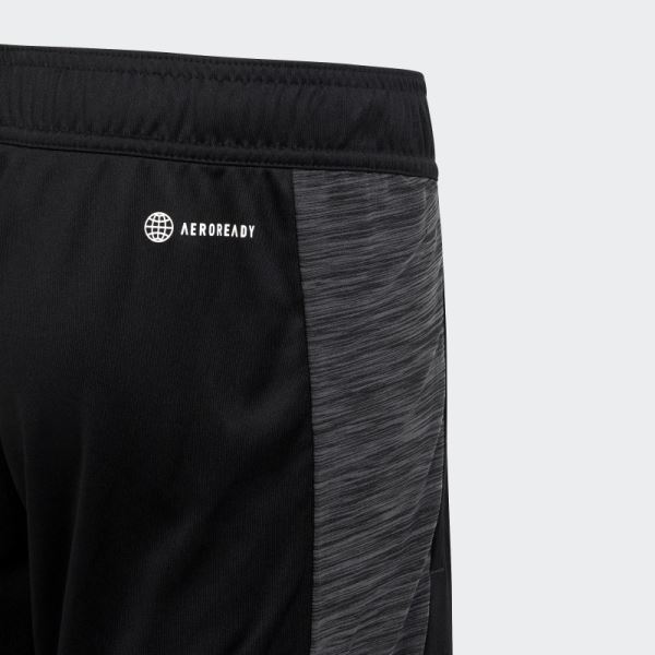 Adidas AEROREADY Heather Shorts Black