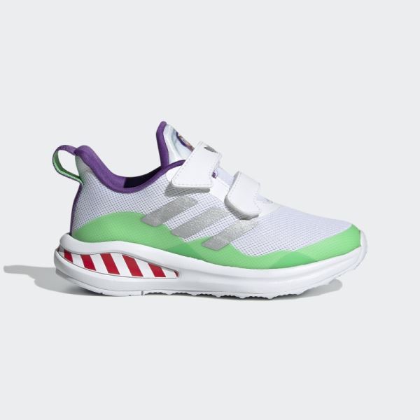 White Adidas x Disney Pixar Buzz Lightyear Toy Story Fortarun Shoes Fashion