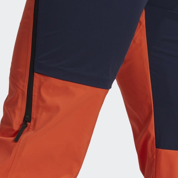 Adidas Terrex Skyclimb Tour Gore Ski Touring Soft Shell Tracksuit Bottoms Orange