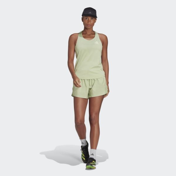 Parley Adizero Run Tank Top Adidas Lime