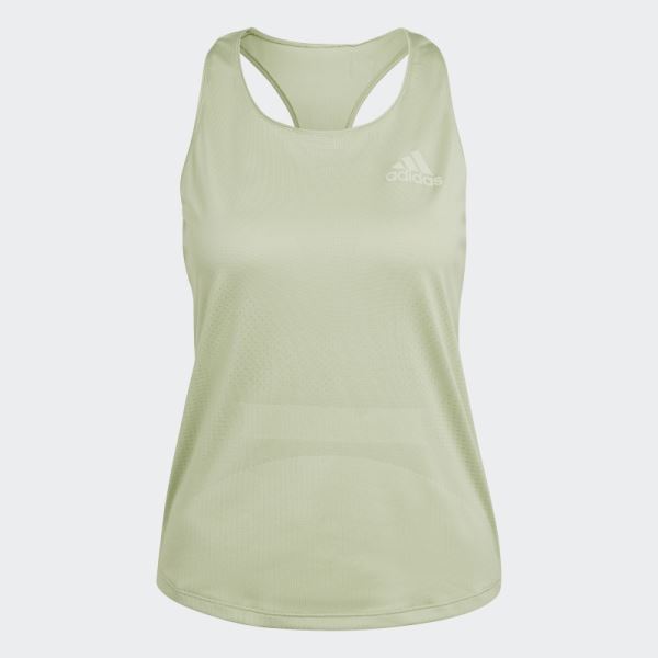 Parley Adizero Run Tank Top Adidas Lime