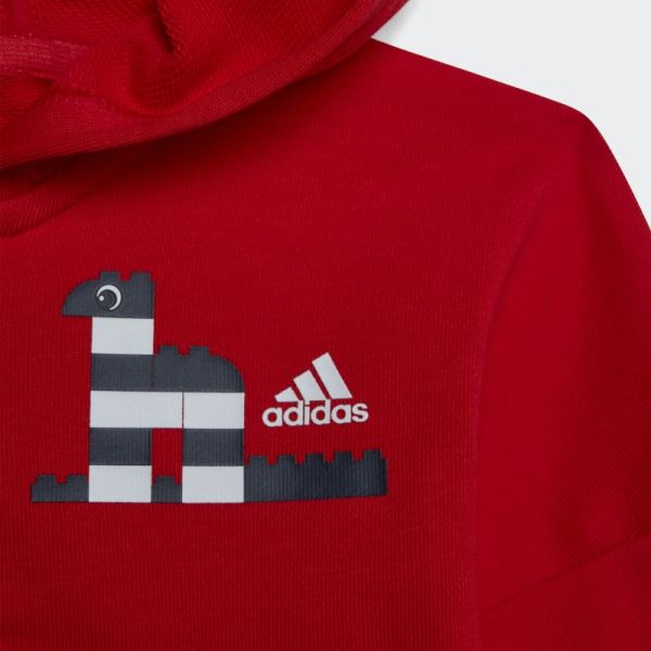 Adidas x Classic LEGO Jacket and Pant Set Fashion Red