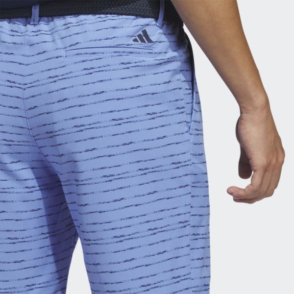 Textured 9-Inch Golf Shorts Adidas Blue