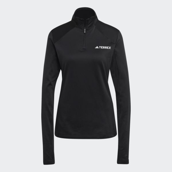 Terrex Multi 1/2 Zip Fleece Sweatshirt Black Adidas