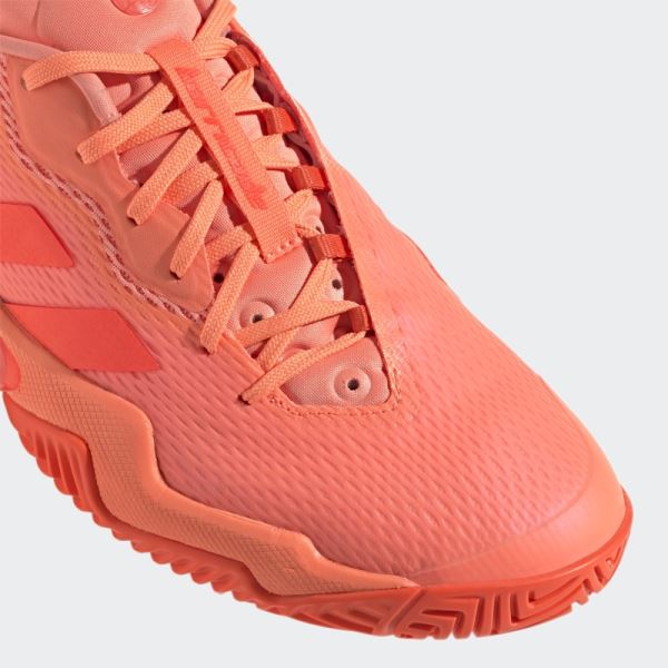 Orange Adidas Barricade Tennis Shoes Fashion