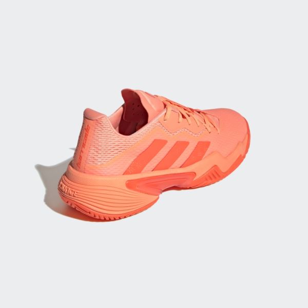 Orange Adidas Barricade Tennis Shoes Fashion