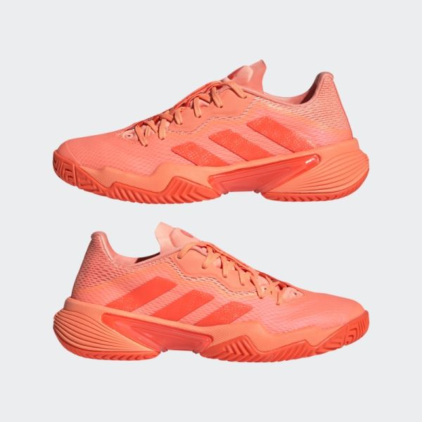 Orange Adidas Barricade Tennis Shoes Fashion