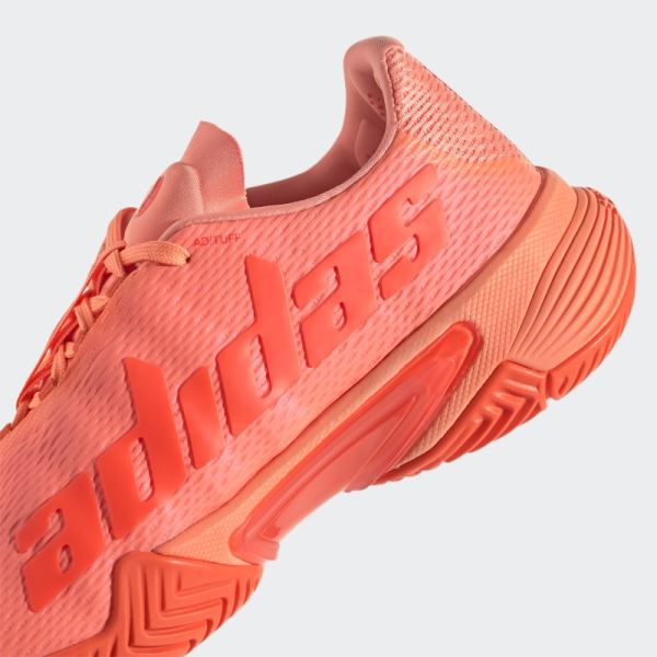 Orange Adidas Barricade Tennis Shoes Fashion