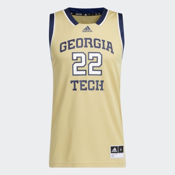 Adidas Yellow Jackets Swingman Jersey Sand