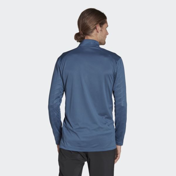 Steel Adidas TERREX Multi Half-Zip Tee