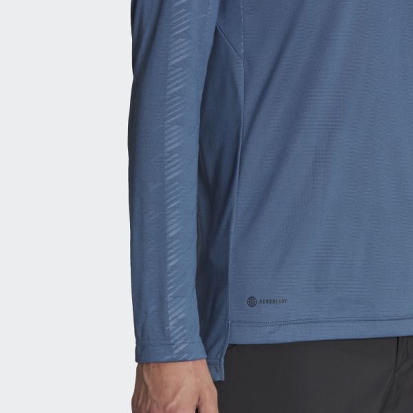 Steel Adidas TERREX Multi Half-Zip Tee