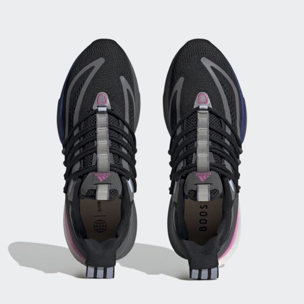 Black Adidas Alphaboost V1 Sustainable BOOST Shoes