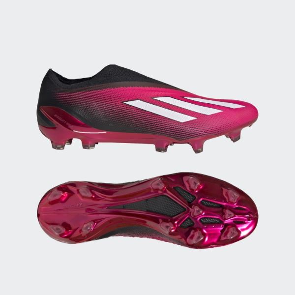 Pink Adidas X Speedportal+ Firm Ground Boots