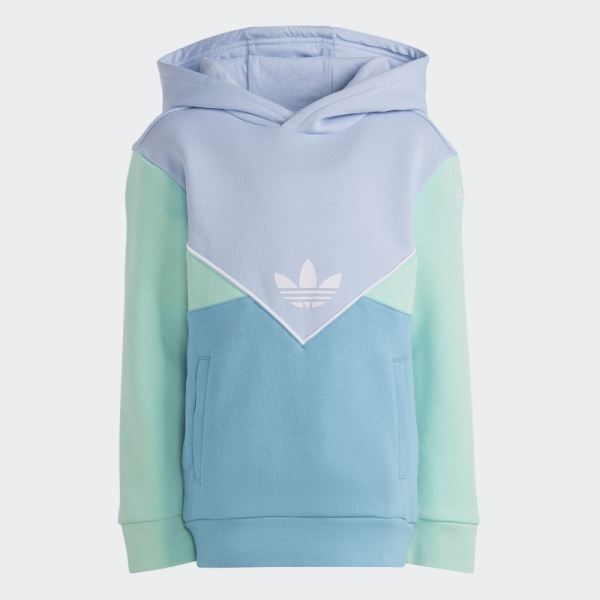 Adidas Blue Adicolor Hoodie Set