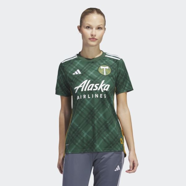 Portland Timbers 23/24 Home Jersey Adidas Tech Forest