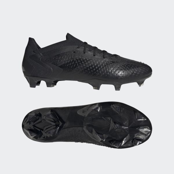 Adidas Black Predator Accuracy.1 Low Firm Ground Cleats