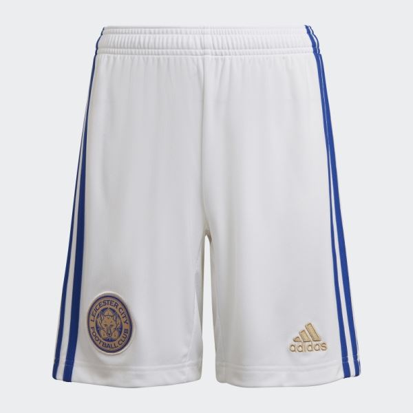 Fashion Adidas White Leicester City FC 22/23 Home Shorts