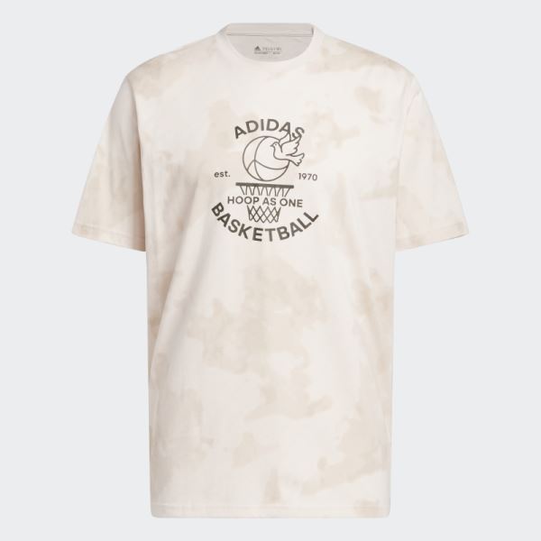 Adidas Quartz Worldwide Hoops Basketball Graphic Tee