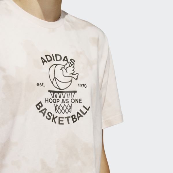 Adidas Quartz Worldwide Hoops Basketball Graphic Tee